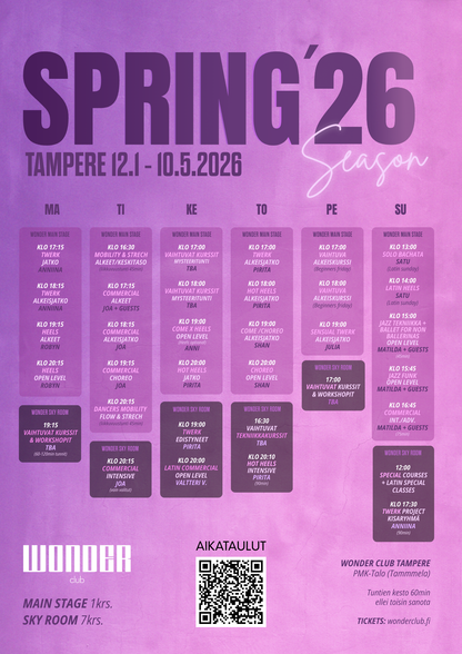 TAMPERE | Wonder Club | kevätkausi 2026