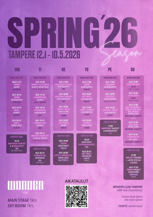 TAMPERE | Wonder Club | kevätkausi 2026