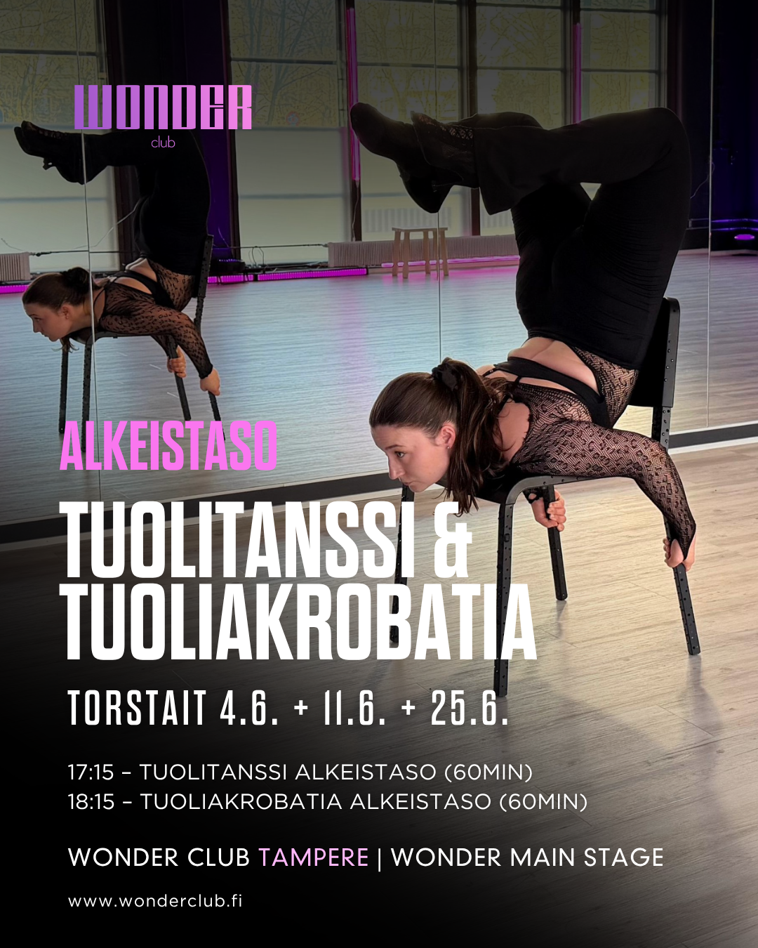 Tuolitanssi & Tuoliakrobatia | Kesäkuu 2026 | Tampere