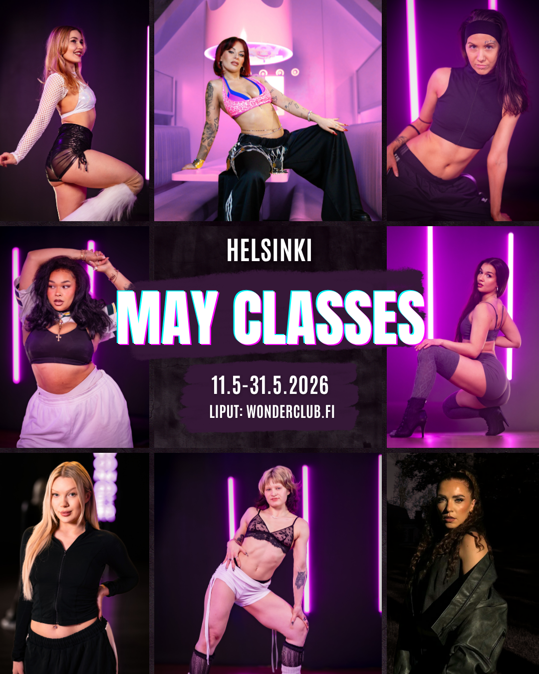 May Classes '26 - 3 viikon kurssit HELSINKI 2026