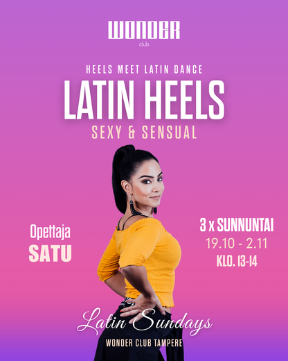 Soolo Bachata & Latin Heels Tampere (Latin Sunday)