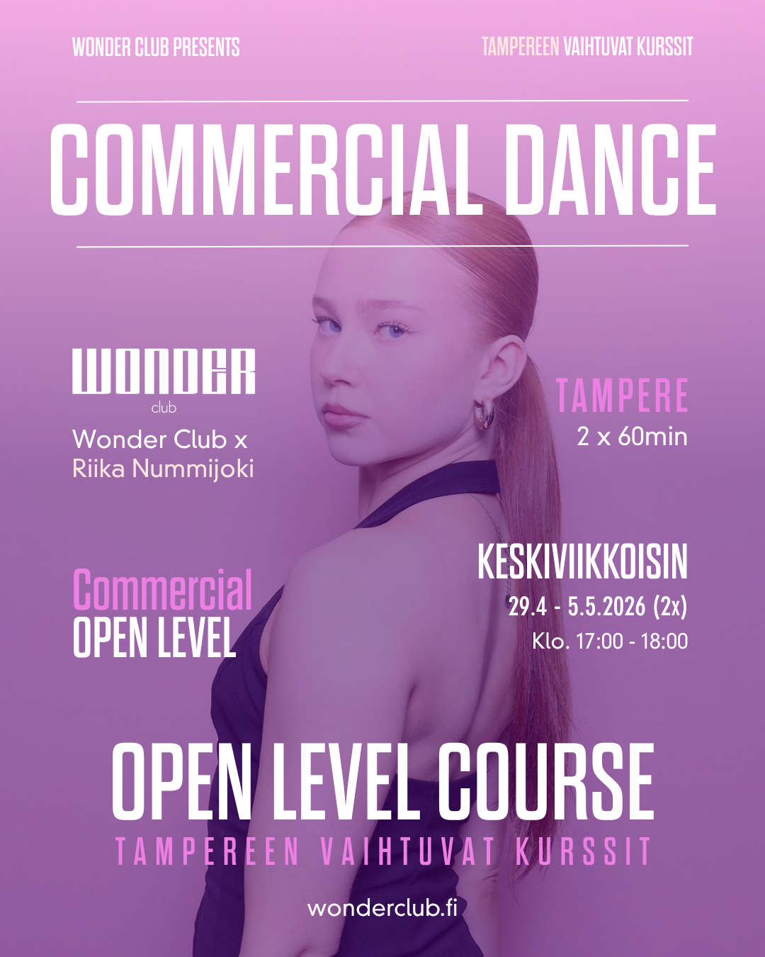 Commercial Open level by Riika 29.4-6.5. | Tampere