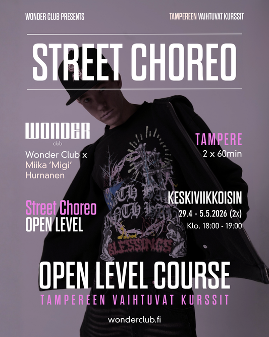 Street Choreo Open level by Migi 29.4-6.5. | Tampere
