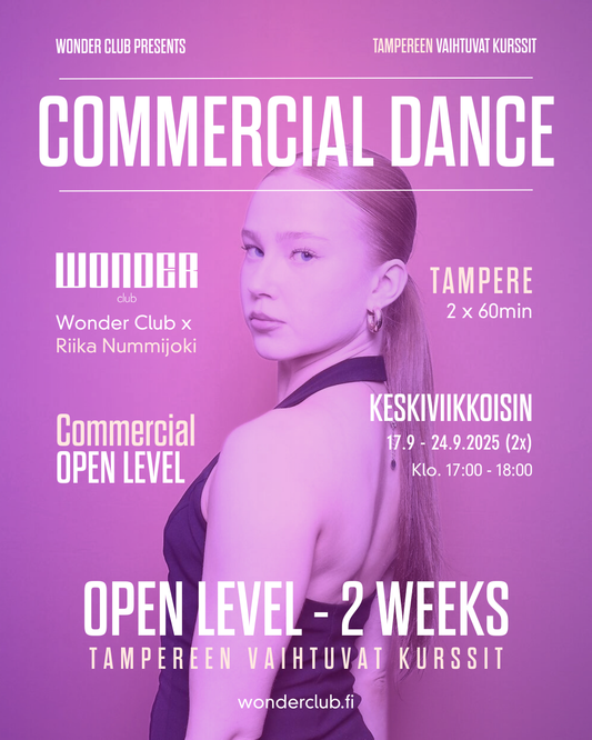 Commercial Classes by Riika Nummijoki 17.9-24.9 (KE) | Tampere
