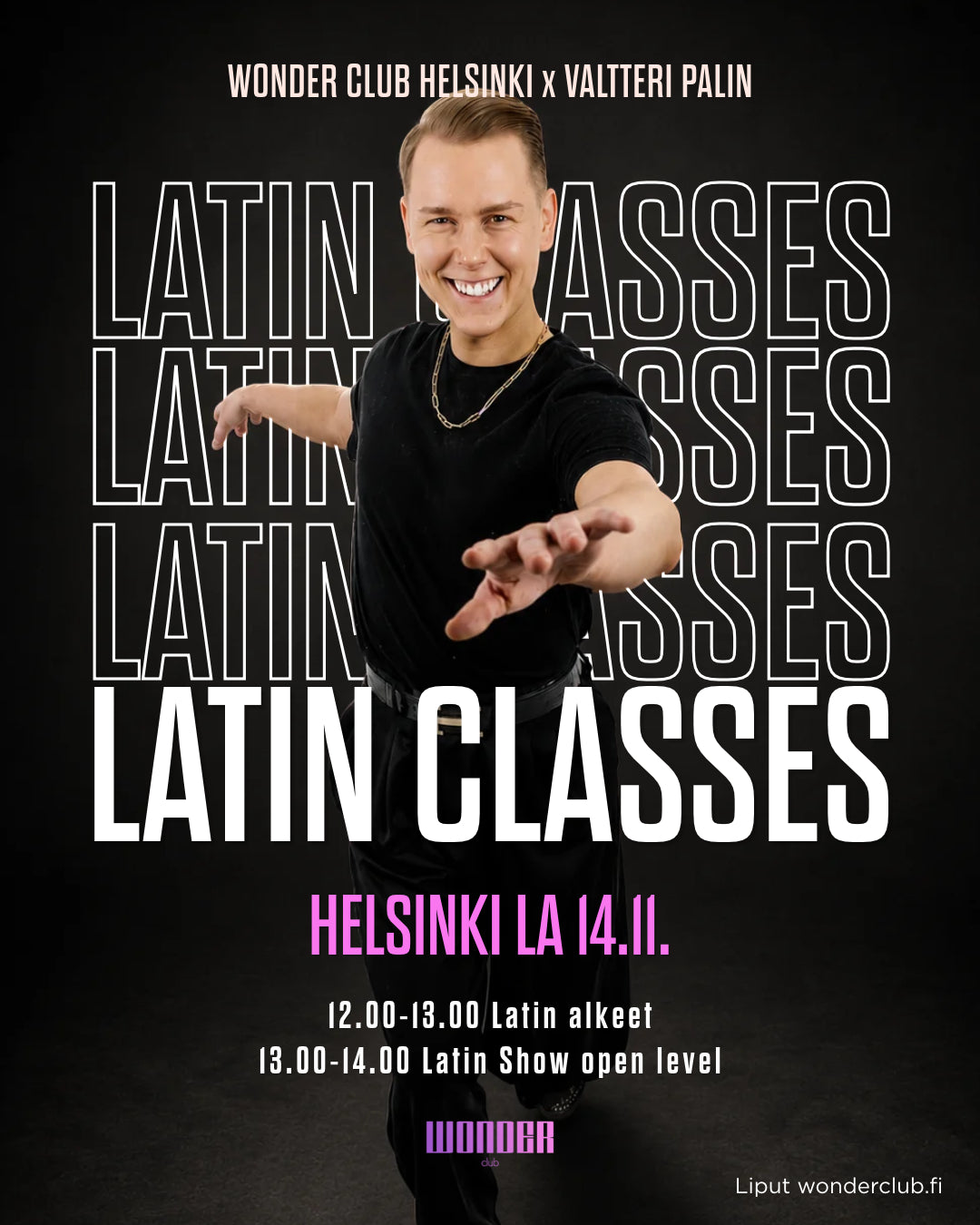 LATIN CLASSES | Latin Alkeet & Latin Show Open Level | Valtteri Palin | La 14.11. | Helsinki