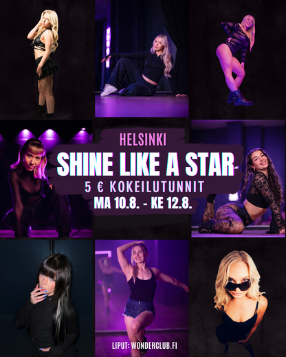 Shine Like A Star | 5€ KOKEILUTUNNIT | Fall'26 Helsinki