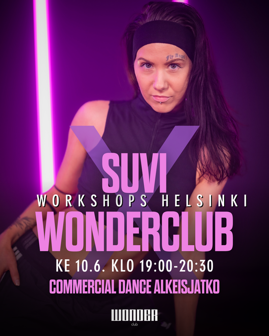 COMMERCIAL ALKEISJATKO WORKSHOP by SUVI 10.6. klo 19:00-20:30