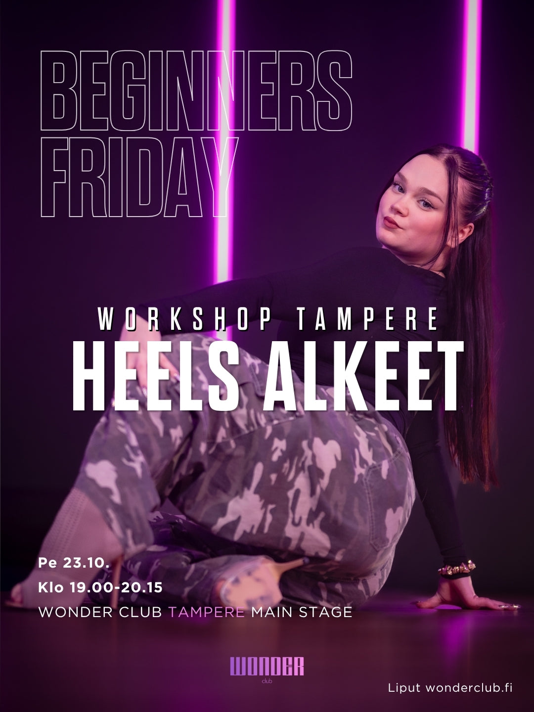 Heels Alkeet | Friday Workshop with Anni | 23.10. | Tampere Beginners Friday