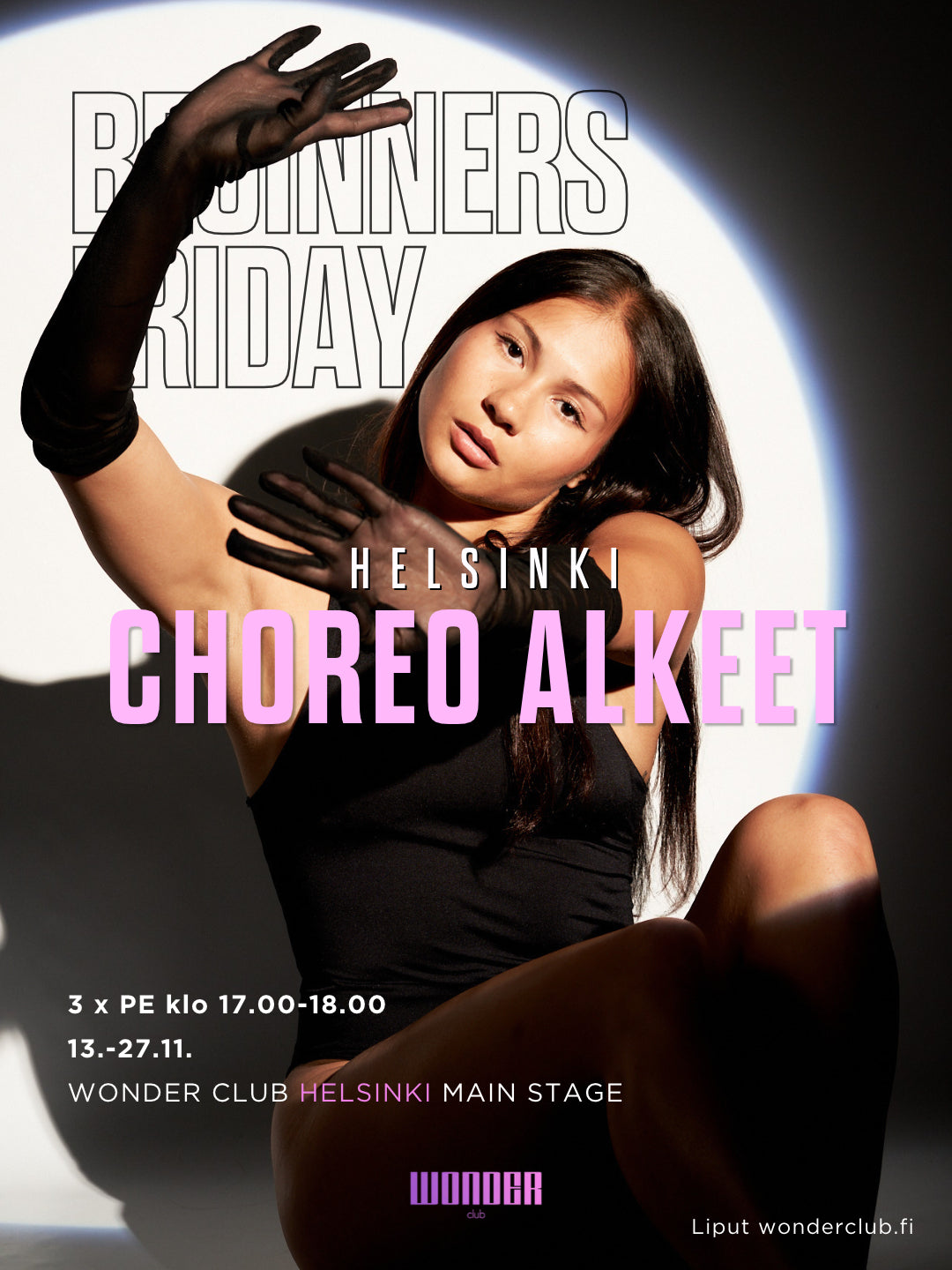 BEGINNERS FRIDAY | Choreo alkeet Matilda Infante 13.-27.11. | Helsinki
