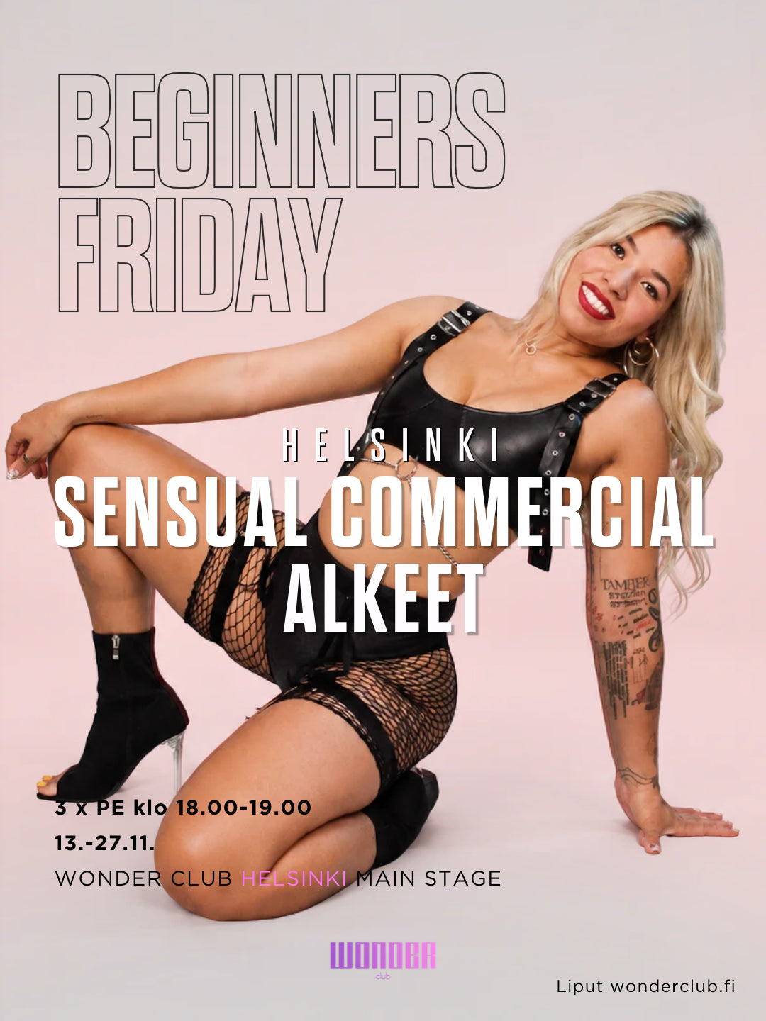 BEGINNERS FRIDAY | Sensual Commercial alkeet Julia Perera 13.-27.11. | Helsinki