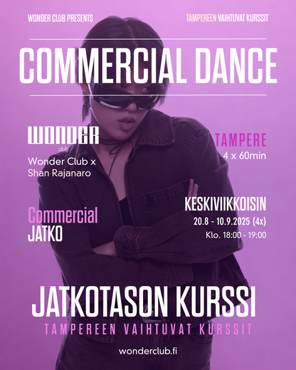 Commercial Classes by Shan 20.8-10.9 | Tampere