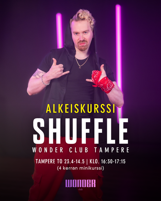 Shuffle alkeiskurssi | 23.4.-14.5 (4x45min) | Tampere