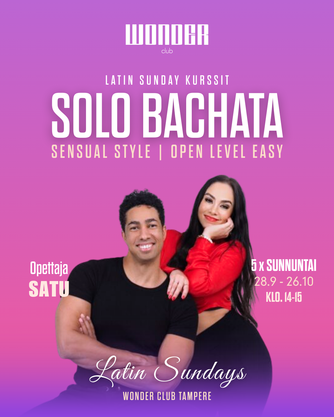Soolo Bachata & Latin Heels Tampere (Latin Sunday)