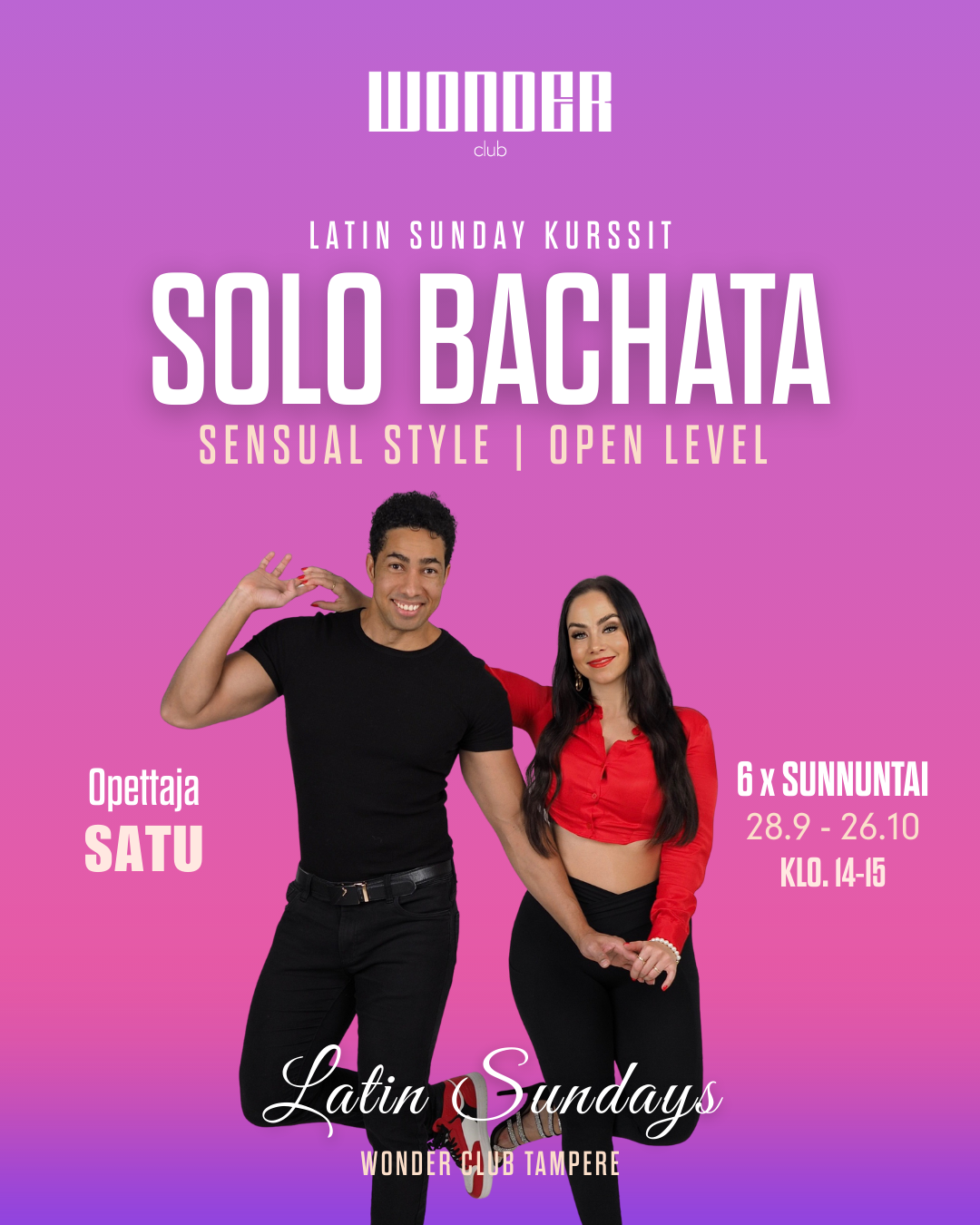 Soolo Bachata & Latin Heels Tampere (Latin Sunday)