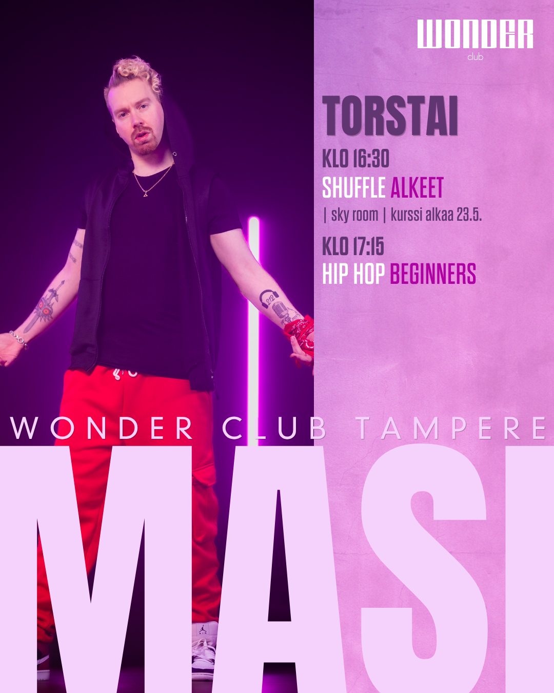 May Classes '26 - toukokuun kurssit TAMPERE 2026