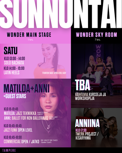 TAMPERE | Wonder Club | kevätkausi 2026