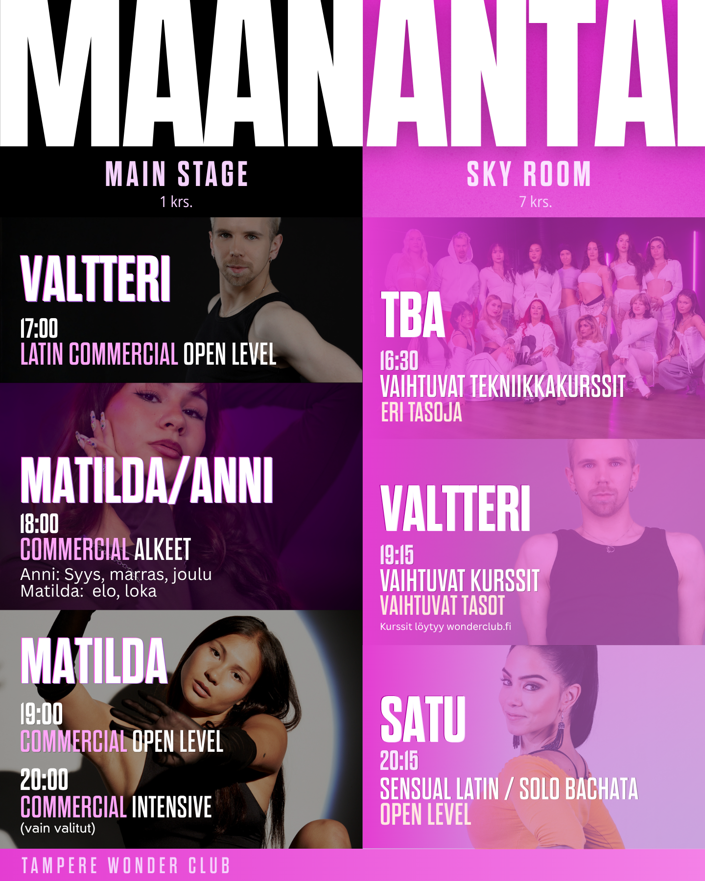 TAMPERE | Autumn Season 2026 | Wonder Club