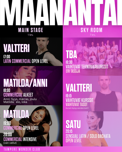 TAMPERE | Autumn Season 2026 | Wonder Club