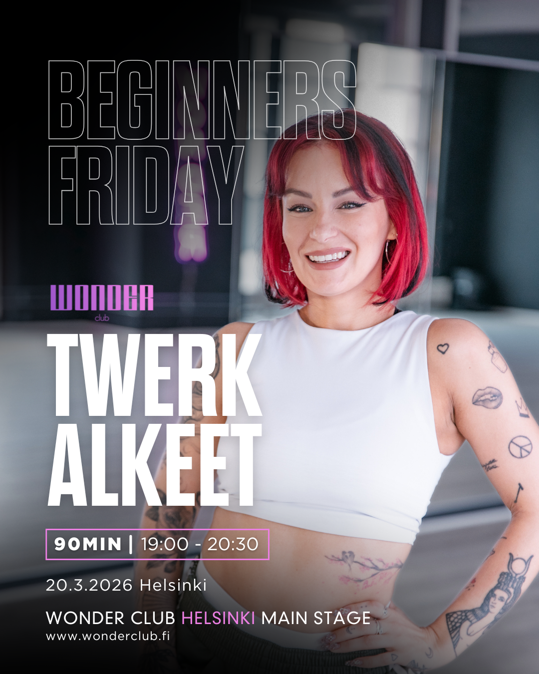 Twerk ALKEET By Tinze 20.3. (90min) | Helsinki