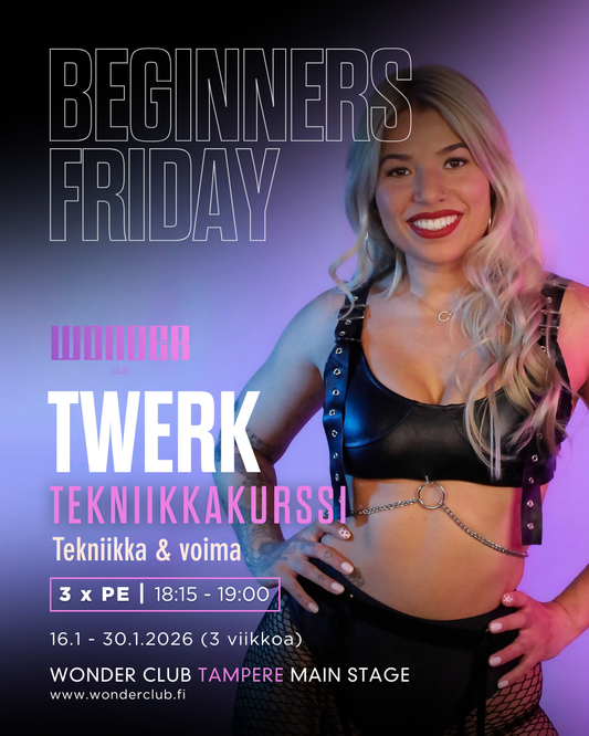 Twerk tekniikka- ja alkeiskurssit | 16.1. alkaen | Tampere