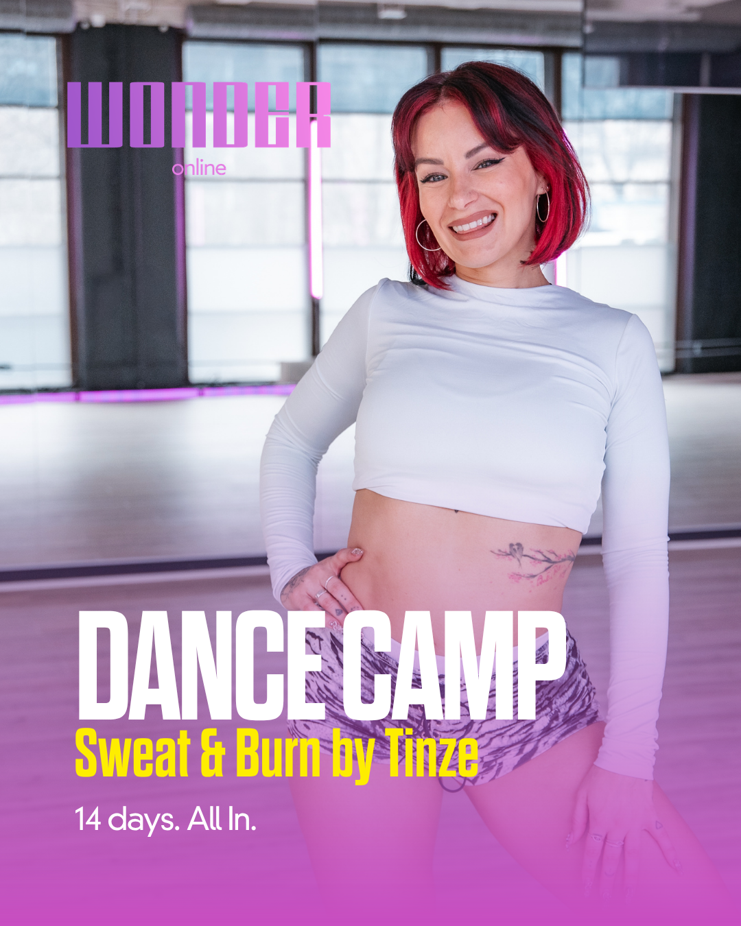 DANCE CAMP – Sweat & Burn by Tinze | 14 päivän kunnonkohotus