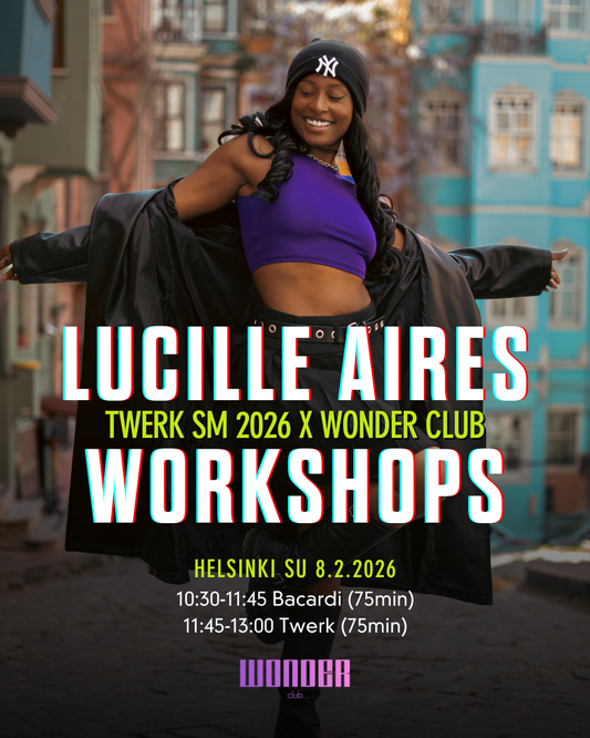TWERKFEST | Lucille Aires | Twerk & Bacardi Workshops | 8.2.2026 | HKI