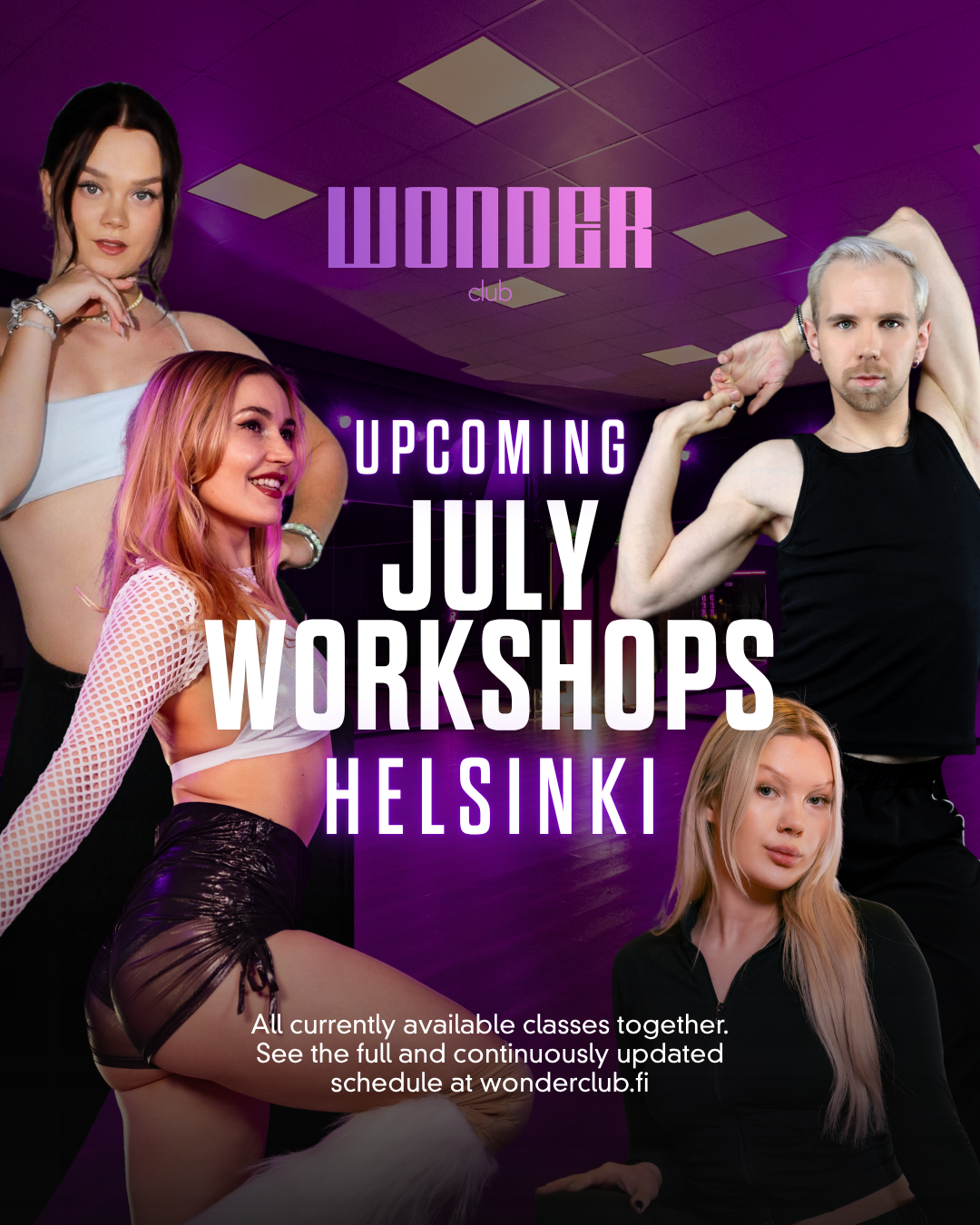 Heinäkuun workshopit | Helsinki