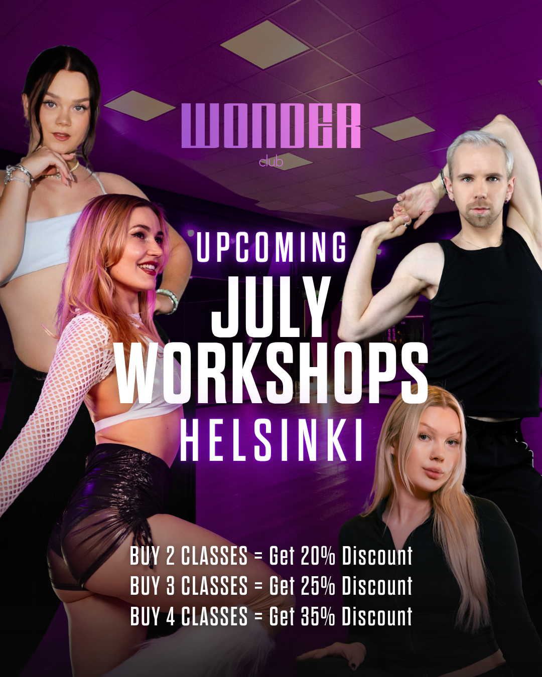 Heinäkuun workshopit | Helsinki