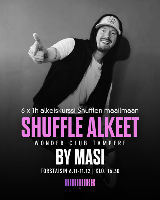 Shuffle alkeiskurssi | 6.11-11.12 klo. 16:30 (6x60min)