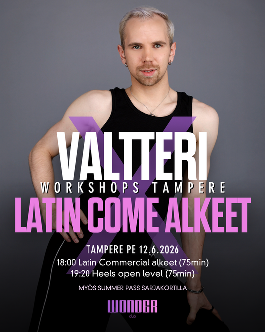 Latin Commercial ALKEET by Valtteri | pe 12.6. | Tampere | WORKSHOP 75min