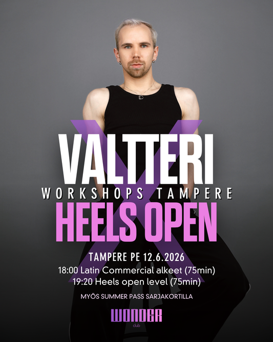 Heels OPEN LEVEL by Valtteri | pe 12.6. | Tampere | WORKSHOP 75min
