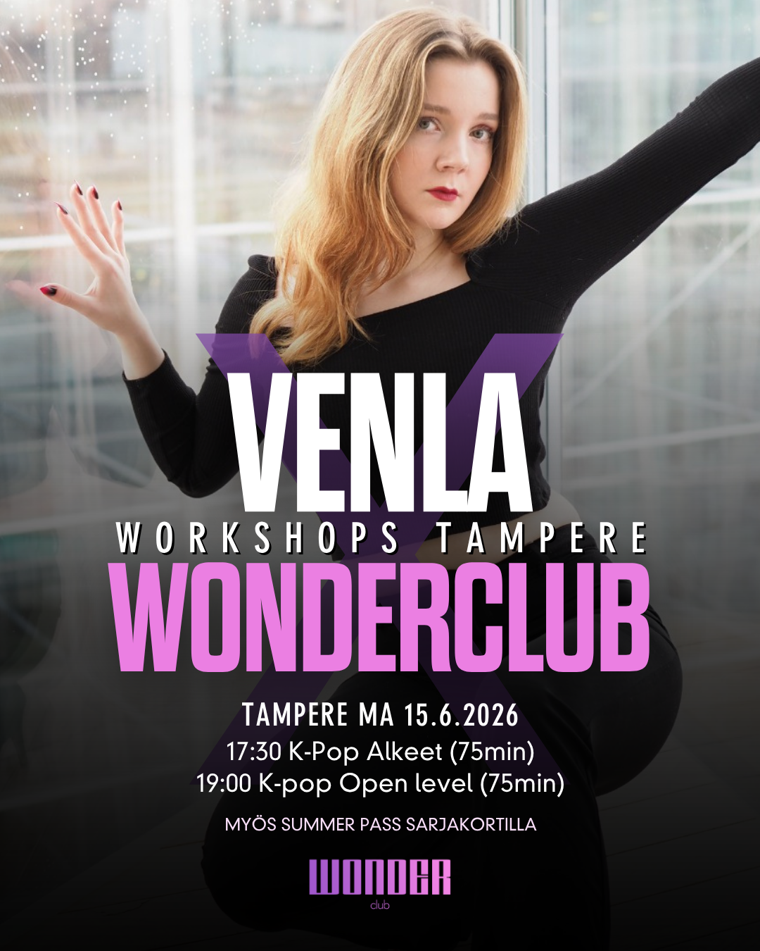 K-Pop OPEN LEVEL & ALKEET by Venla | ma 15.6. | Tampere | WORKSHOPS 75min