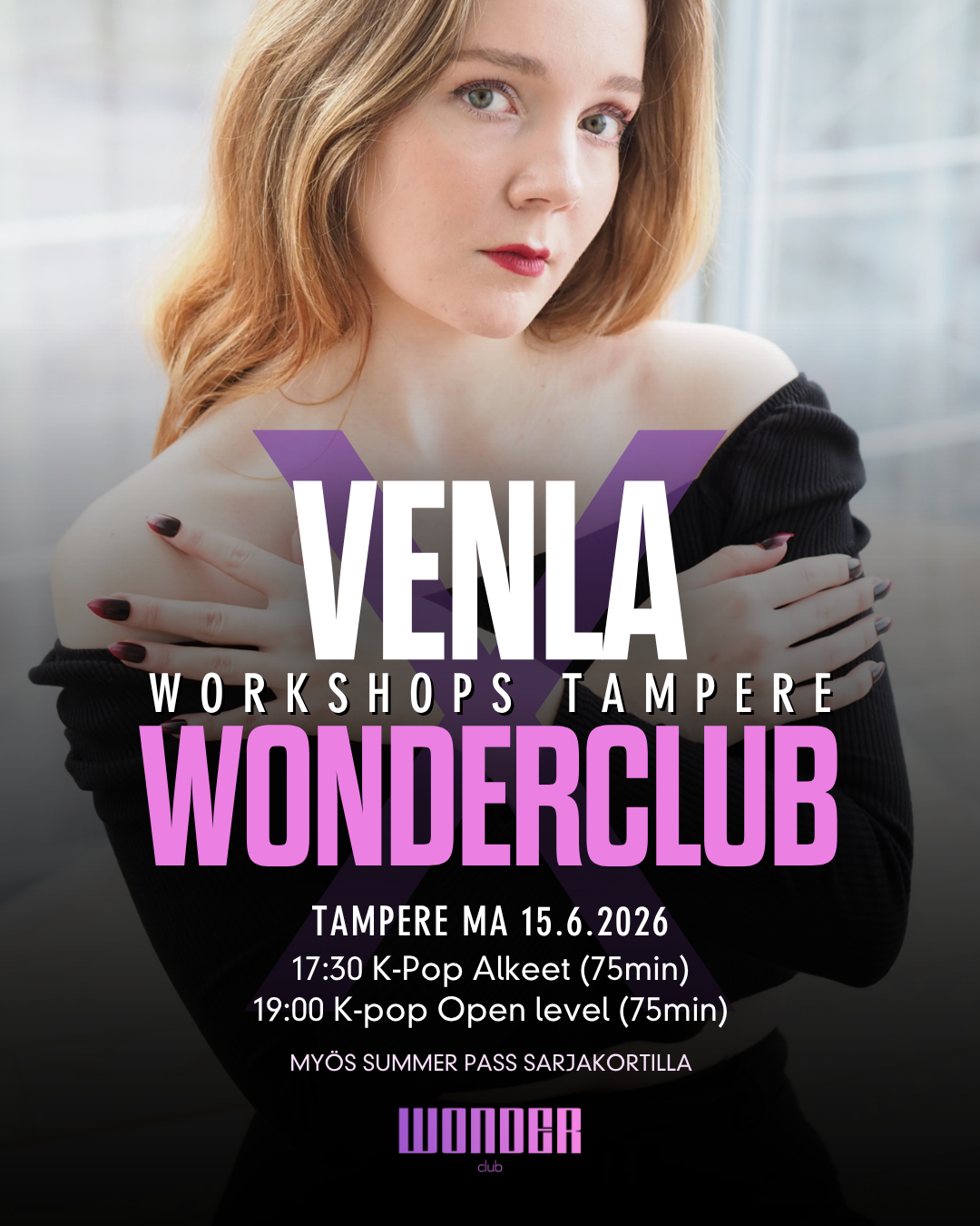 K-Pop OPEN LEVEL & ALKEET by Venla | ma 15.6. | Tampere | WORKSHOPS 75min
