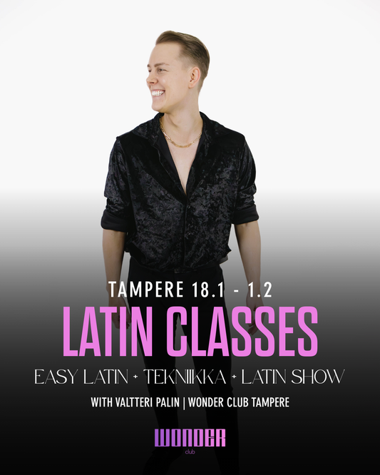 Latin Classes with Valtteri Palin | 18.1. - 1.2.2026 | Tampere
