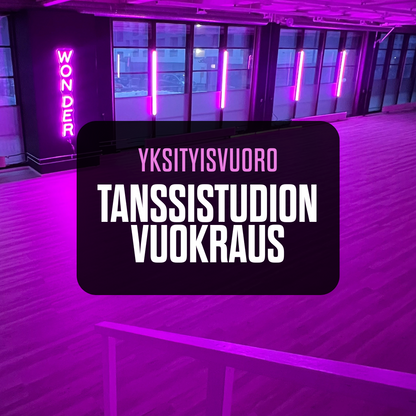 Studion vuokraus (yksityisvuoro) - Tampere