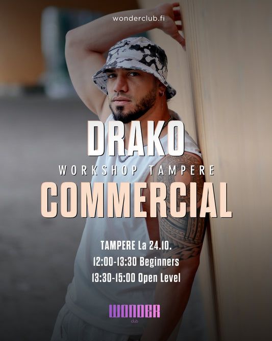 Drako Workshops | Oct 24, 2026 | Commercial open level & Beginners | Tampere