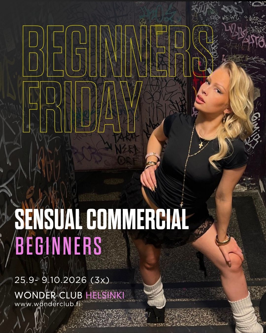 BEGINNERS FRIDAY | Sensual commercial alkeet 25.9-9.10.2026 | Helsinki