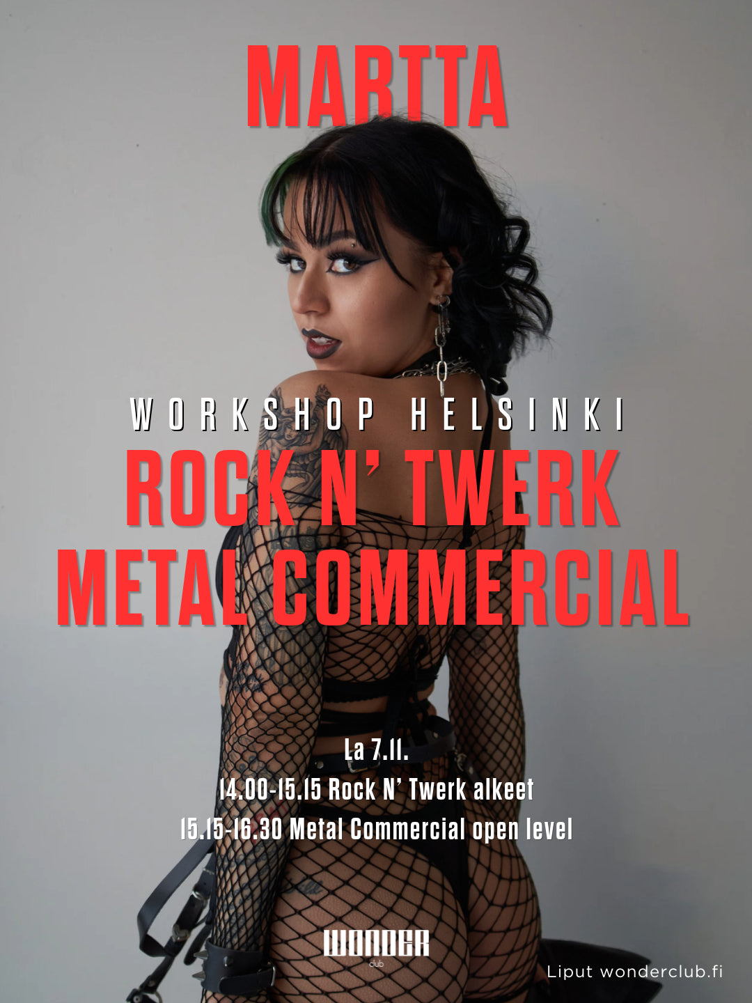 Rock N' Twerk & Metal Commercial WORKSHOPS Martta Rautio - La 7.11. Helsinki