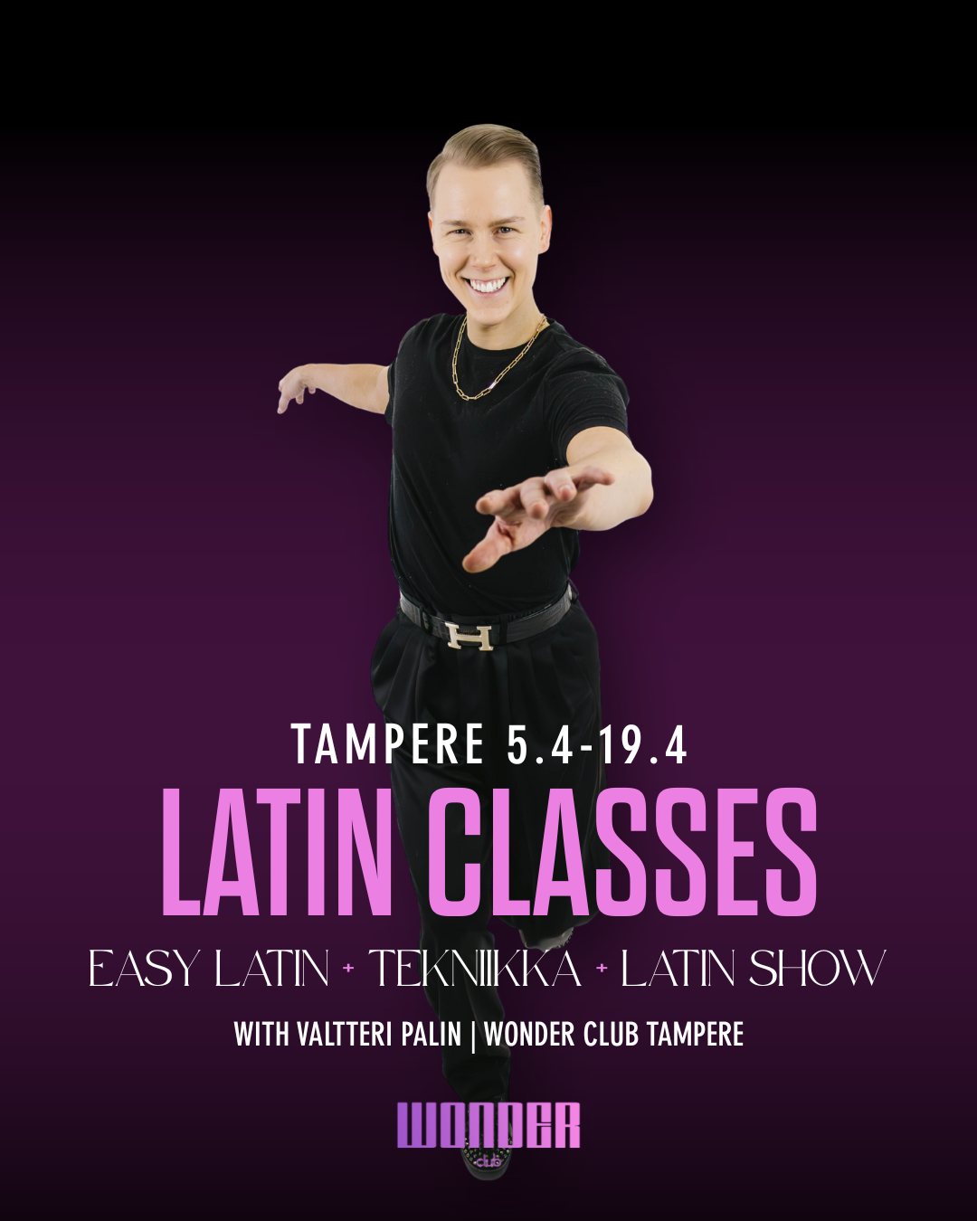 Latin Classes with Valtteri Palin | 5.4-19.4 | Tampere