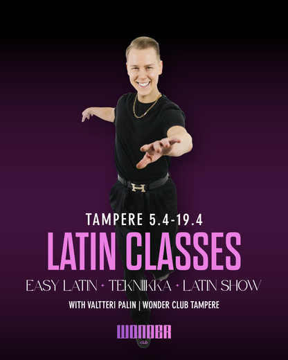 Latin Classes with Valtteri Palin | 5.4-19.4 | Tampere