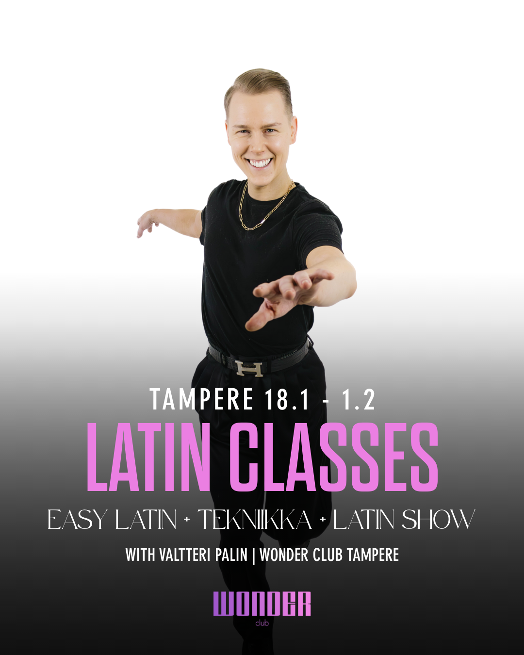 Latin Classes with Valtteri Palin | 18.1. - 1.2.2026 | Tampere