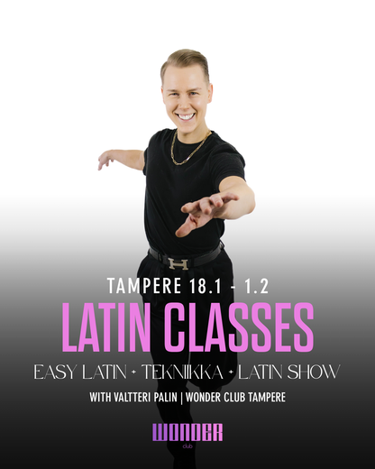 Latin Classes with Valtteri Palin | 18.1. - 1.2.2026 | Tampere