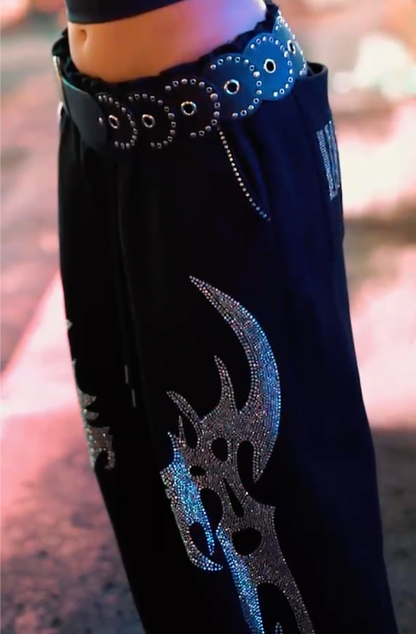 WONDER Motion Rhinestone Joggers